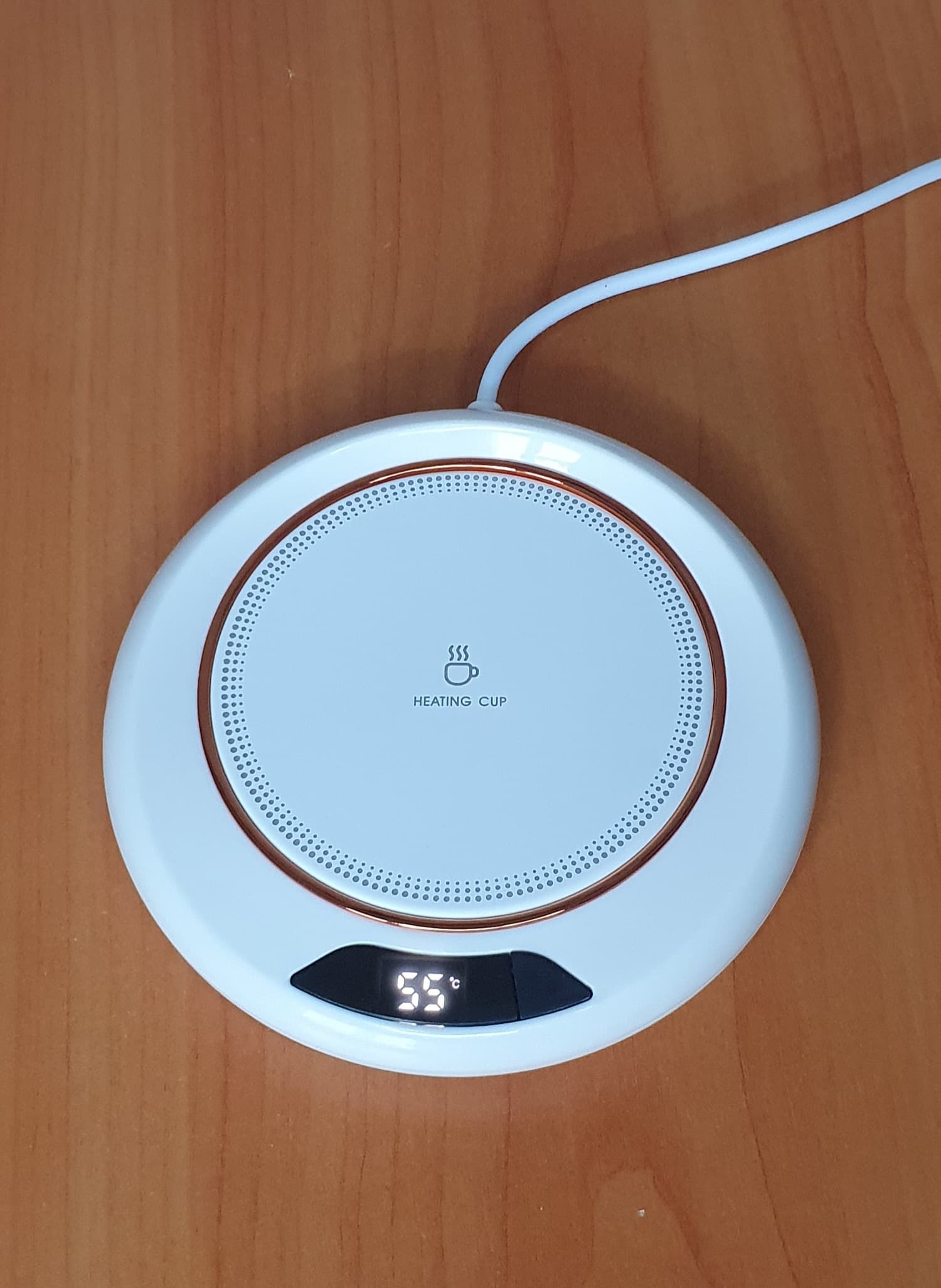 Inteligentny podgrzewacz do kawy z termostatem