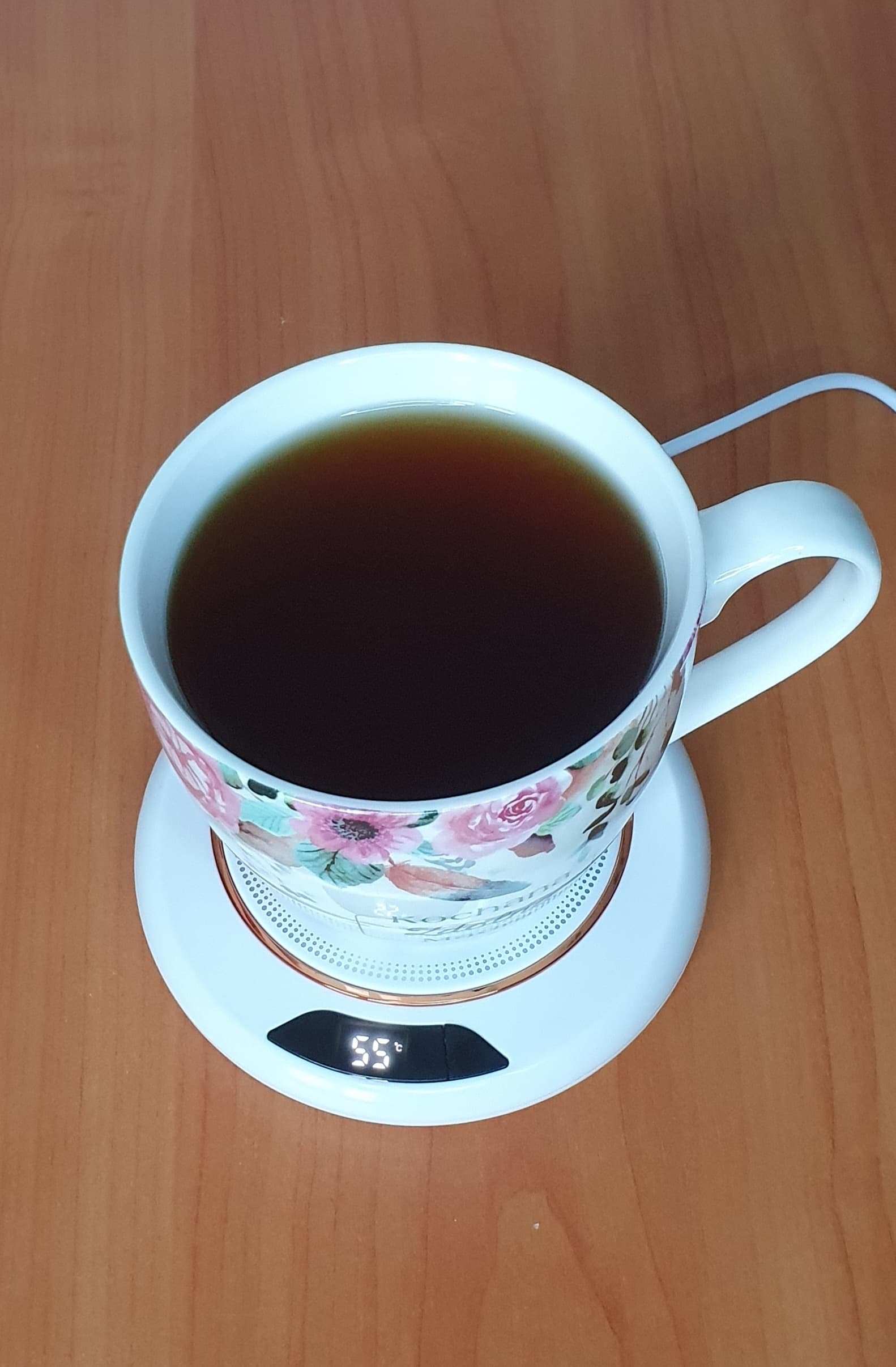 Inteligentny podgrzewacz do kawy z termostatem