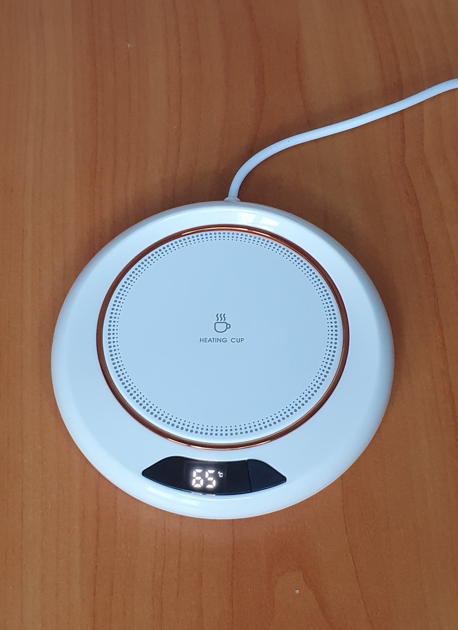 Inteligentny podgrzewacz do kawy z termostatem