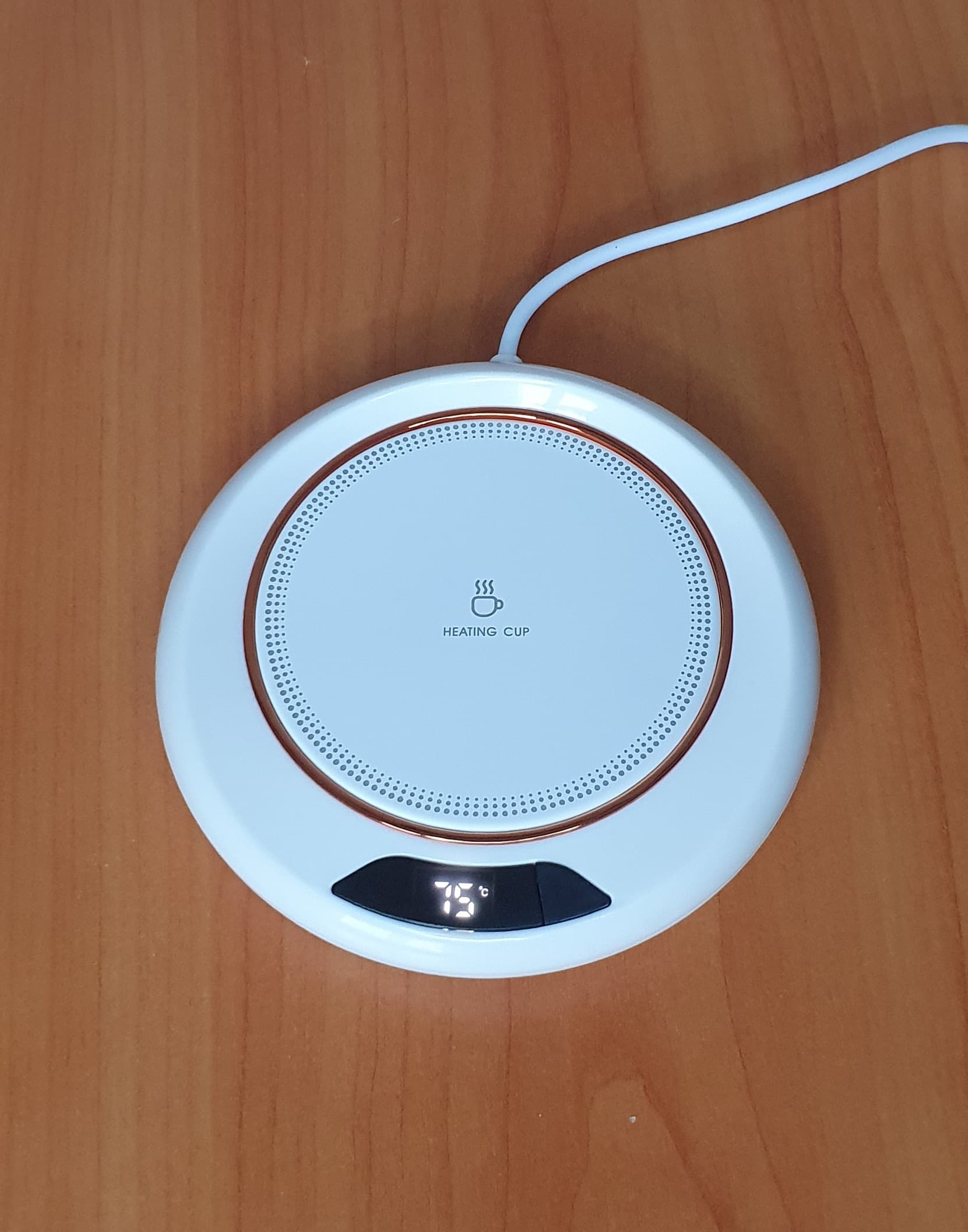 Inteligentny podgrzewacz do kawy z termostatem